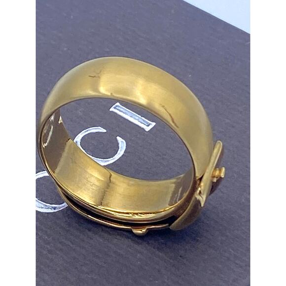 Authentic  Gucci Gold Tone Scarf Ring ✨ - Picture 5 of 7